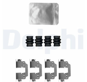 Sada prislusenstvi, oblozeni kotoucove brzdy DELPHI LX0633