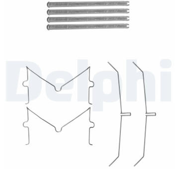 Sada prislusenstvi, oblozeni kotoucove brzdy DELPHI LX0637