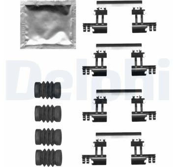 Sada prislusenstvi, oblozeni kotoucove brzdy DELPHI LX0679