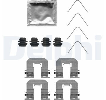 Sada prislusenstvi, oblozeni kotoucove brzdy DELPHI LX0716