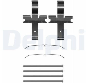 Sada prislusenstvi, oblozeni kotoucove brzdy DELPHI LX0742