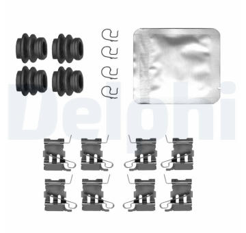 Sada příslušenství, obložení kotoučové brzdy DELPHI LX0829