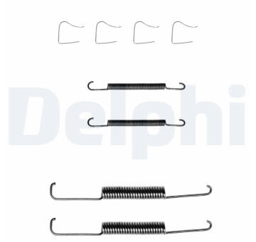 Sada příslušenství, brzdové čelisti DELPHI LY1002