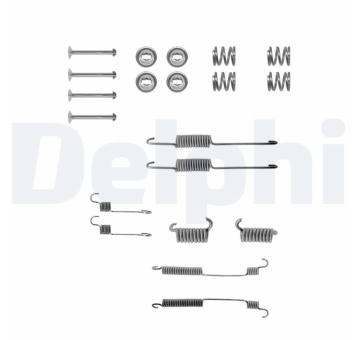 Sada příslušenství, brzdové čelisti DELPHI LY1034