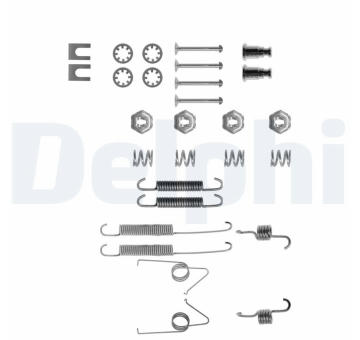 Sada příslušenství, brzdové čelisti DELPHI LY1038