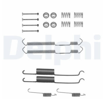 Sada příslušenství, brzdové čelisti DELPHI LY1063