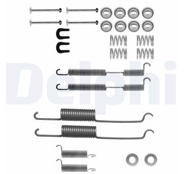 Sada příslušenství, brzdové čelisti DELPHI LY1092