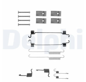Sada příslušenství, brzdové čelisti DELPHI LY1119