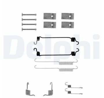 Sada příslušenství, brzdové čelisti DELPHI LY1120