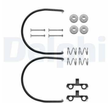 Sada příslušenství, brzdové čelisti DELPHI LY1155