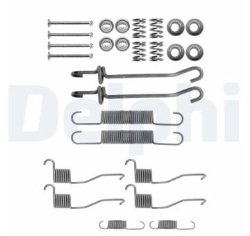 Sada příslušenství, brzdové čelisti DELPHI LY1166