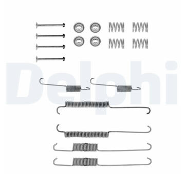 Sada příslušenství, brzdové čelisti DELPHI LY1167
