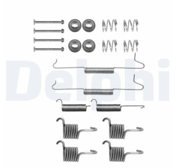 Sada příslušenství, brzdové čelisti DELPHI LY1172