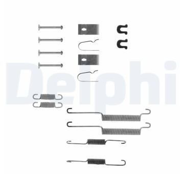 Sada příslušenství, brzdové čelisti DELPHI LY1177