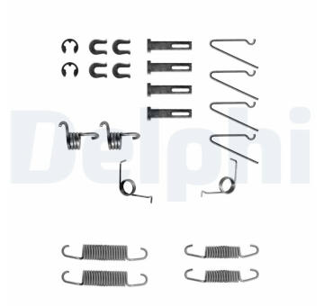 Sada příslušenství, brzdové čelisti DELPHI LY1193