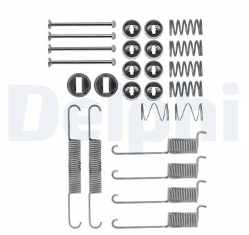 Sada příslušenství, brzdové čelisti DELPHI LY1197