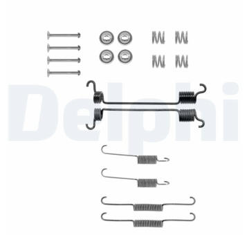 Sada příslušenství, brzdové čelisti DELPHI LY1216