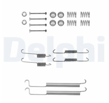 Sada příslušenství, brzdové čelisti DELPHI LY1231