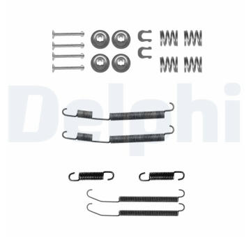 Sada příslušenství, brzdové čelisti DELPHI LY1235