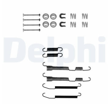 Sada příslušenství, brzdové čelisti DELPHI LY1236