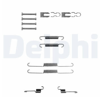 Sada příslušenství, brzdové čelisti DELPHI LY1238