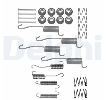 Sada příslušenství, brzdové čelisti DELPHI LY1260