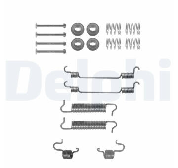 Sada příslušenství, brzdové čelisti DELPHI LY1264
