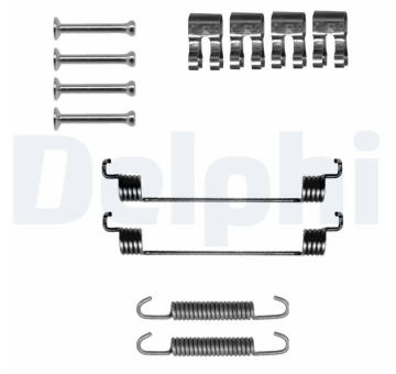 Sada příslušenství, brzdové čelisti DELPHI LY1267