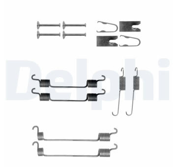 Sada příslušenství, brzdové čelisti DELPHI LY1293