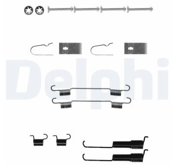 Sada příslušenství, brzdové čelisti DELPHI LY1296