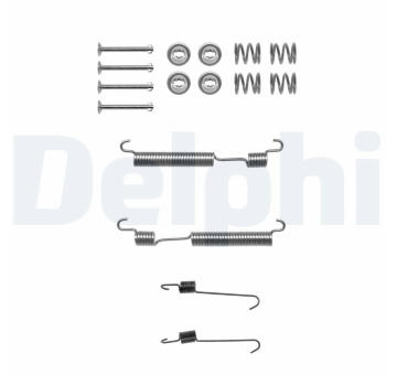 Sada příslušenství, brzdové čelisti DELPHI LY1316