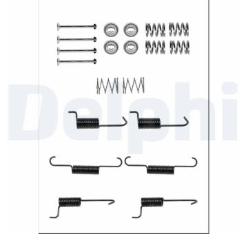 Sada příslušenství, brzdové čelisti DELPHI LY1317