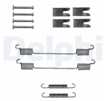 Sada příslušenství, brzdové čelisti DELPHI LY1327