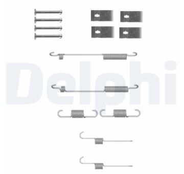 Sada příslušenství, brzdové čelisti DELPHI LY1332