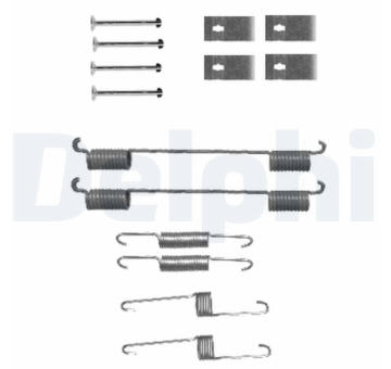 Sada příslušenství, brzdové čelisti DELPHI LY1339