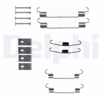 Sada příslušenství, brzdové čelisti DELPHI LY1343