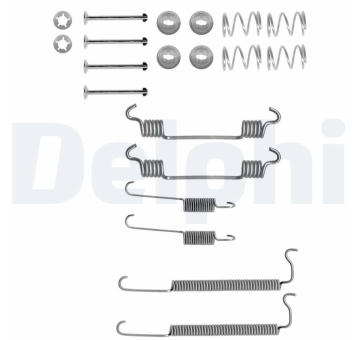 Sada příslušenství, brzdové čelisti DELPHI LY1357