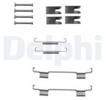 Sada příslušenství, brzdové čelisti DELPHI LY1366