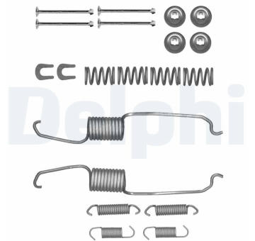 Sada příslušenství, brzdové čelisti DELPHI LY1416