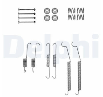 Sada příslušenství, brzdové čelisti DELPHI LY1419
