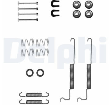 Sada příslušenství, brzdové čelisti DELPHI LY1426