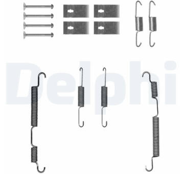 Sada příslušenství, brzdové čelisti DELPHI LY1427