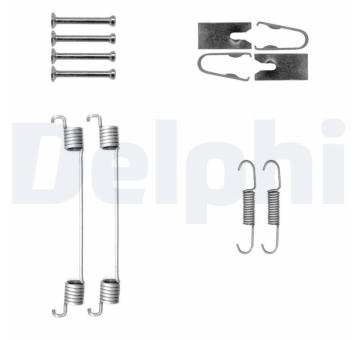 Sada příslušenství, brzdové čelisti DELPHI LY1430