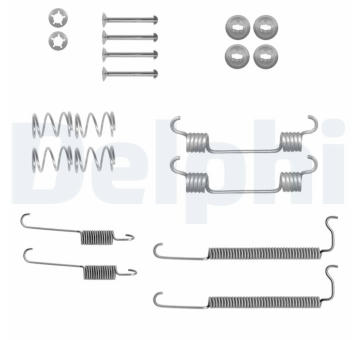 Sada příslušenství, brzdové čelisti DELPHI LY1435