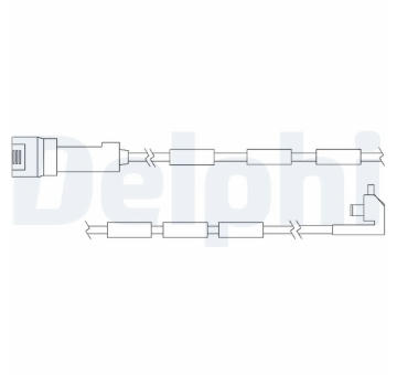Výstražný kontakt, opotřebení obložení DELPHI LZ0106