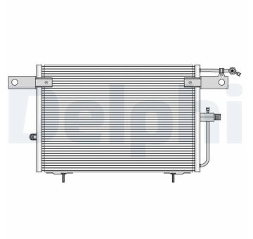 Kondenzátor, klimatizace DELPHI TSP0225083