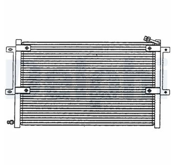 Kondenzátor, klimatizace DELPHI TSP0225100
