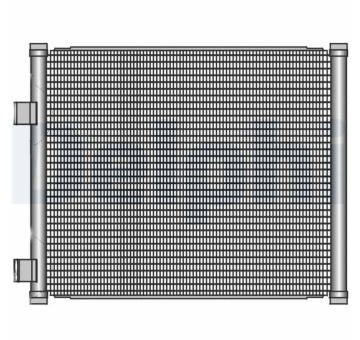 Kondenzátor, klimatizace DELPHI TSP0225111