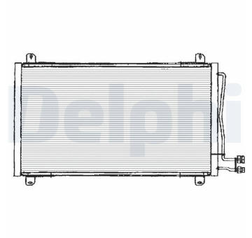 Kondenzátor, klimatizace DELPHI TSP0225125
