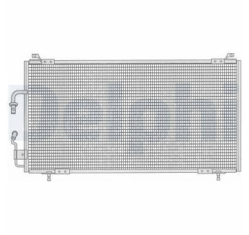 Kondenzátor, klimatizace DELPHI TSP0225130